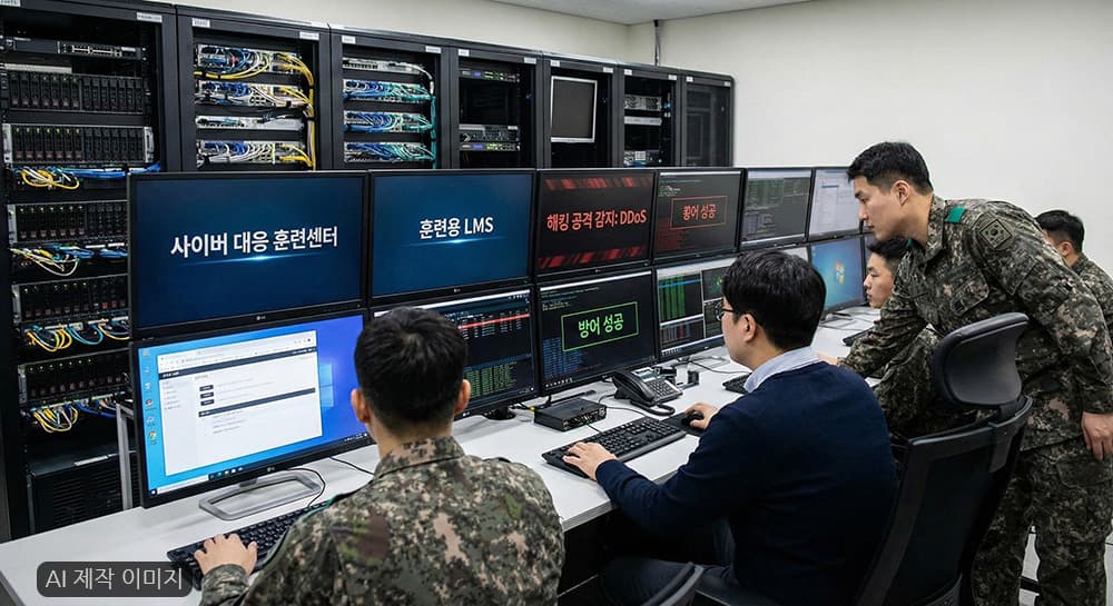 육군통신학교 사이버대응 훈련센터 유지보수 사업